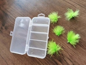 青苔毛钩罗非鱼饵吴郭鱼假饵路亚饵仿生饵饵料火鸡毛钩管付鱼钩