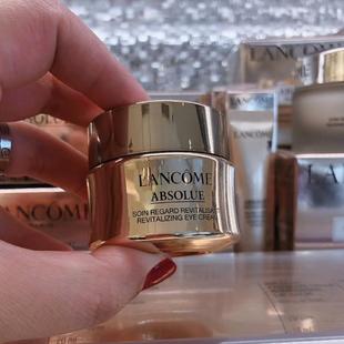 滋润提拉紧致眼周修护淡化眼纹 兰蔻菁纯精纯臻颜焕亮眼霜20ml保湿