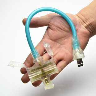 包邮居家使用一分三带灯摔不坏转换器电源转接器 拖线板