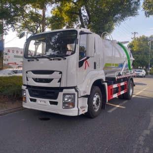 东风天锦15方吸污车 马力大吸力强 小区物业高压抽污车 自吸自排