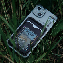 iosco原创小众设计胶片风格手机壳适用于iPhone 16 15pro保护套拍立得插卡苹果14胶片13可插卡