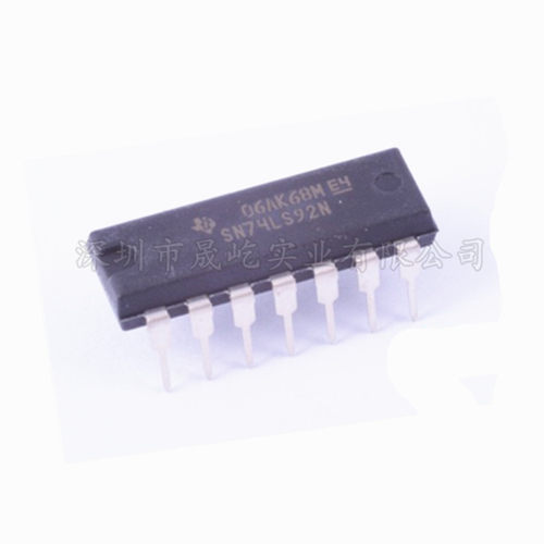 直插 74LS92 SN74LS92N HD74LS92P DIP-14 4位二进制计数器芯片