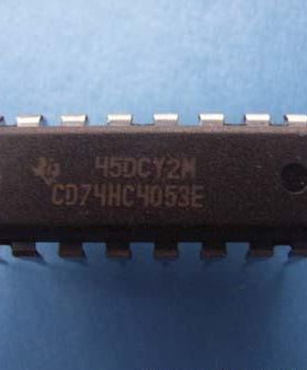 德州/TI直插DIP-16 CD74HC4053E集成电路逻辑IC 只做原装进口正品