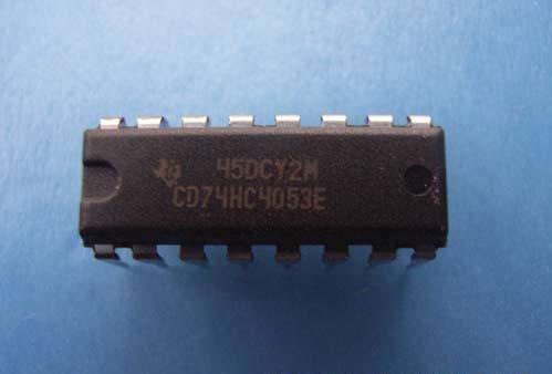 德州/TI直插DIP-16 CD74HC4053E集成电路逻辑IC 只做原装进口正品
