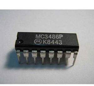 直插IC MC3486P MC3486N 线路接收器芯片DIP16封装 可直拍