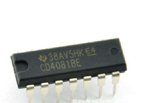 直插 CD4081BE/HCF4081/HEF4081 四2输入端与门 DIP14