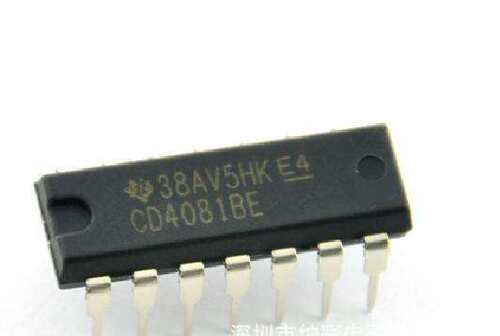 直插 CD4081BE/HCF4081/HEF4081 四2输入端与门 DIP14