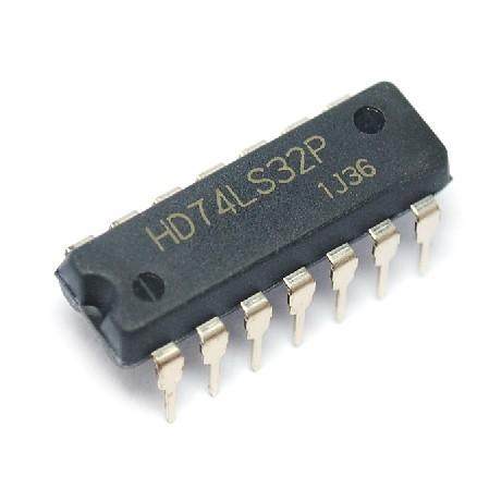 HD74LS32P DIP14直插 原装进口 四2输入端或门 SN74LS32N