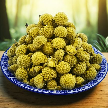 西藏野生绿萝花茶养生茶500克冰山雪菊结香花雪丽花冲泡正品整朵