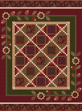 木木家手作间19色美国进口印花布组-GINGER GROVE