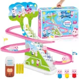 Автоматическое метро, электрическая горка, конструктор, игрушка с рельсами