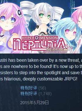 Hyperdimension Neptunia Re;Birth2 超次元海王星：重生2 STEAM