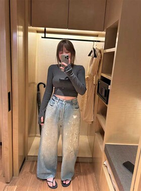 【特价5折】秋冬款弹力打底衫 修身款纯色小领口长袖t恤女