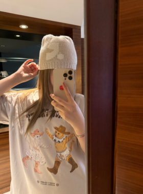 wann现货特价 韩国小众针织帽毛线帽圆顶秋冬女款保暖