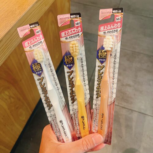 日本本土惠百施超软毛大白绒牙刷宽头牙刷家庭精致按摩敏感牙龈