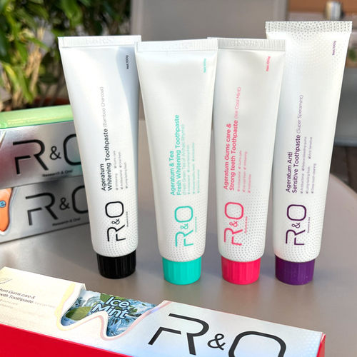 美国ro牙膏清新口气亮白备长炭