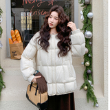 【现货】ZBH360带围巾泡芙格肌理感90新标羽绒服P315控478，女装羽绒服，浙宝168