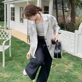 现货数据好！168-款号H131个性晕染西装外套P135控198，女装西装，浙宝168