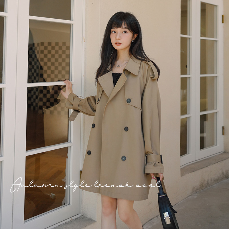 【新款】现货+！160A-9131高品质双排扣风衣P145控198图片