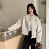 新款现货！ZB168-H602拉链个性皮衣外套P160控258，女装皮衣，浙宝168