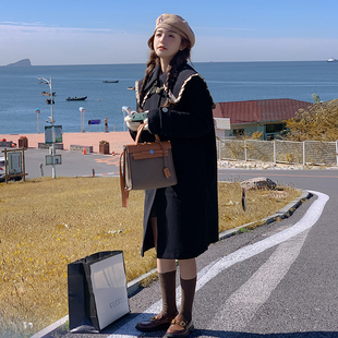 9159牛角扣娃娃领可拆卸毛呢外套P185K268 168 现货 数据好