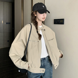 现货数据好！168-H005工装外套P135控188，女装短外套，浙宝168