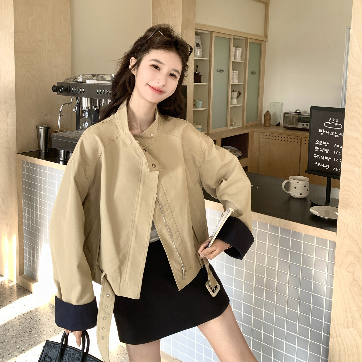 新款现货！ZB168-H604款小个子风衣外套P155控248，女装风衣，浙宝168