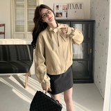 现货！168-H112蝴蝶结短外套P145控218，女装风衣，浙宝168