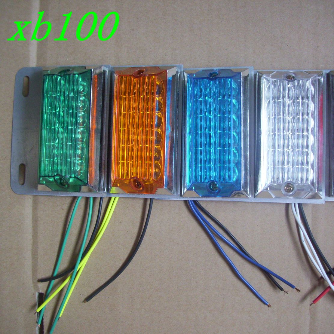 24V/超亮/电子/边灯LED//挂车/铁板挂灯/示宽灯/转向灯绿光