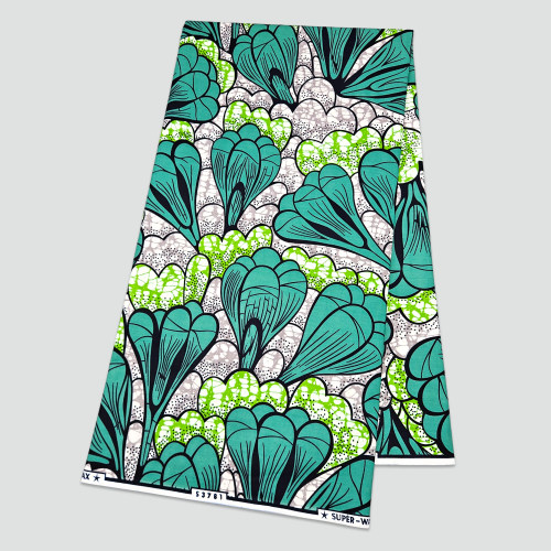 40X40非洲超级蜡染全棉布6码