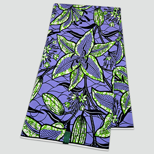 新设计荷兰非洲蜡染布African Wax fabric全棉6码衣服裙子布料