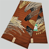 Wax 蜡染布super 金粉非洲蜡染布超级荷兰蜡布全棉纯棉服装 面料6码