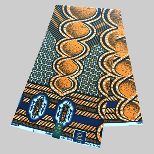 K全棉高端非洲蜡染布Cotton African Wax Fabric100%全棉一码蜡布