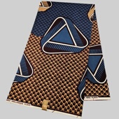 衣服裙子布料 fabric全棉6码 新设计荷兰非洲蜡染布African Wax