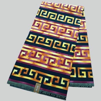 涤纶非洲穆斯林蜡染布6码