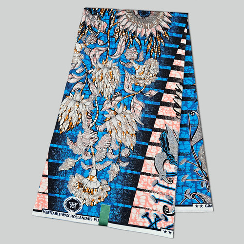 金砂非洲蜡染布6码全棉纯棉