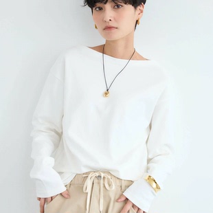 直肩船领舒适套头衫 理想贴身叠穿长度 Barn.强捻棉 ZOEYJA佐佐家