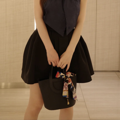 安全打底蓬蓬廓形迷你半身裙