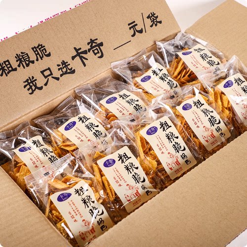 卡奇小米豆香锅巴72g膨化零食品