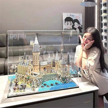 哈利波特积木高难度巨大型2025新款地狱级拼装3D模型霍格沃兹城堡