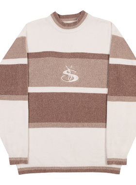 现货 YARDSALE Phantasy Chenille Knit刺绣LOGO提花针织衫薄毛衣