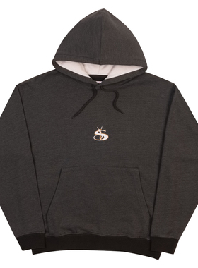 YARDSALE Phantasy 刺绣LOGO混纺连帽卫衣复古休闲宽松套头帽衫男