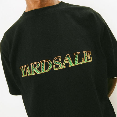 YARDSALE刺绣LOGO圆领短袖T恤