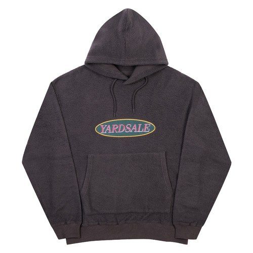 现货 YARDSALE Phase 植绒刺绣LOGO字母休闲连帽卫衣宽松套头帽衫