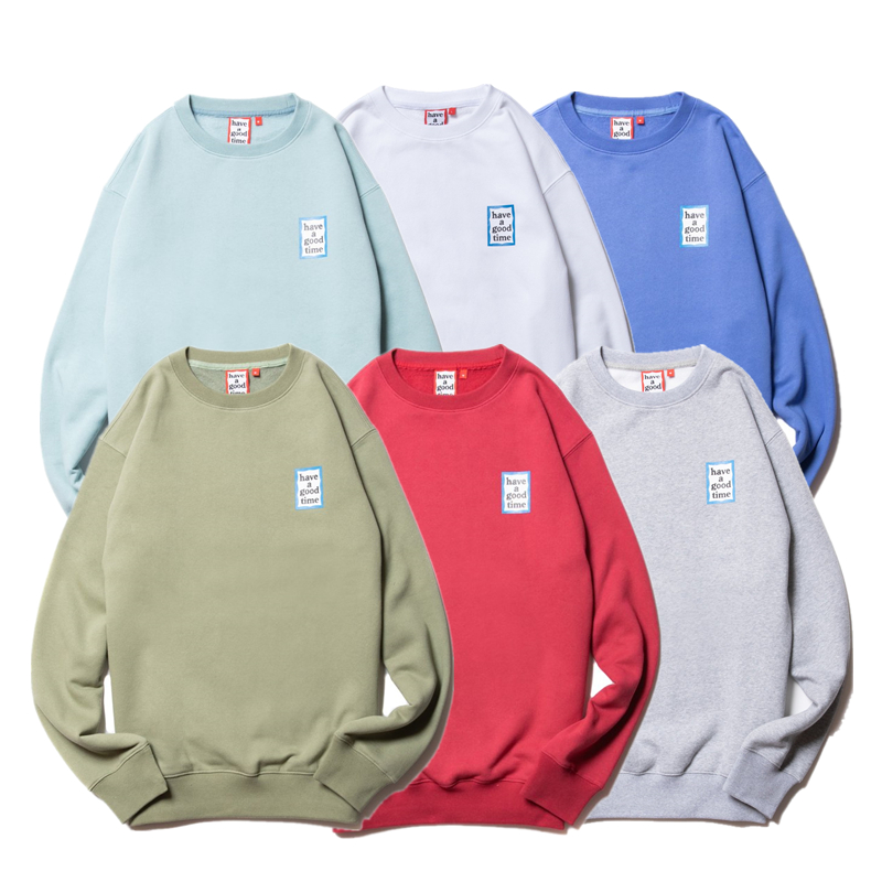 现货haveagoodtime蓝logo卫衣