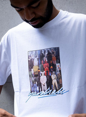 现货 YARDSALE TEE T恤 圆领纯棉 夏季新 人像图案印花 英国正品