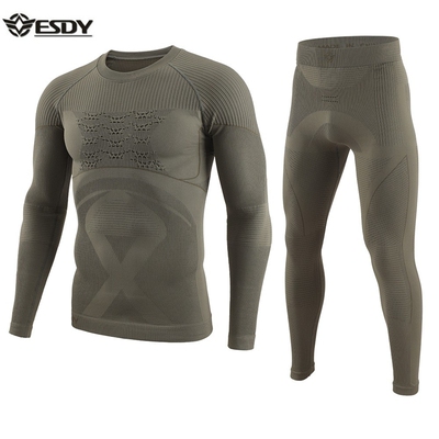 ESDY户外紧身运动内衣保暖速干男