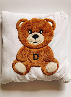丹尼熊DANNYBEAR可爱室内户外两用抱枕靠垫靠枕头被舒适柔软三色
