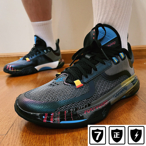 安踏GH5海沃德5氮科技男透气专业支撑实战低帮篮球鞋912421115