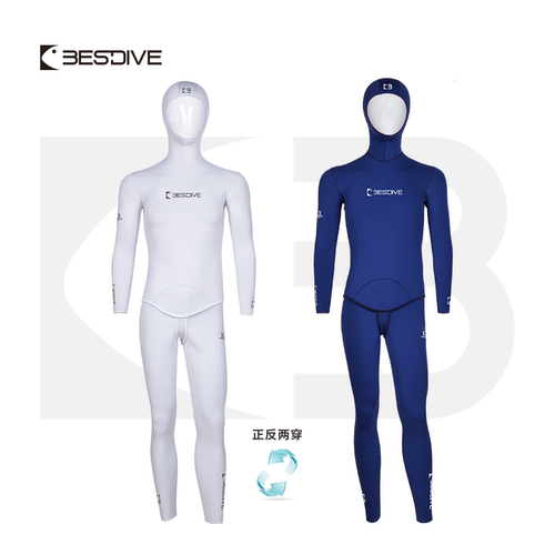 BESTDIVE潜好 双面穿系列男女款2-5mm自由潜男款超弹潜水服湿衣